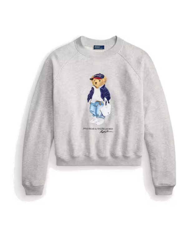 Polo Bear Lightweight Fleece Crewneck