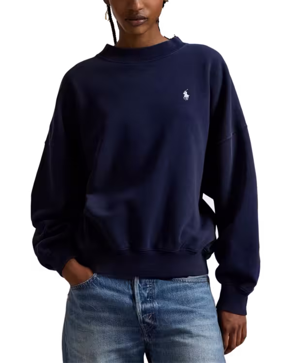Aboutsize Back-Logo Fleece Crewneck