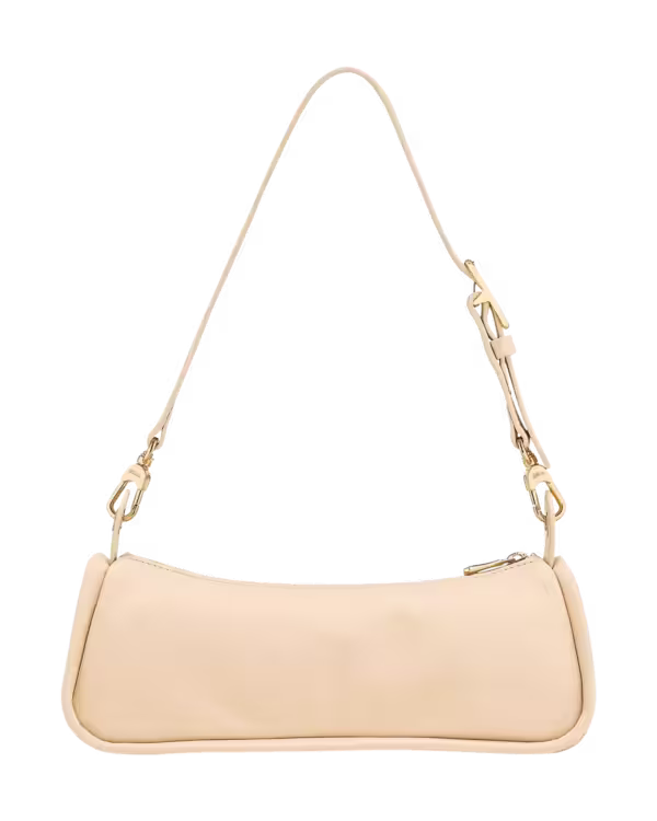 Longchamp Looong Shoulder S in Vanilla
