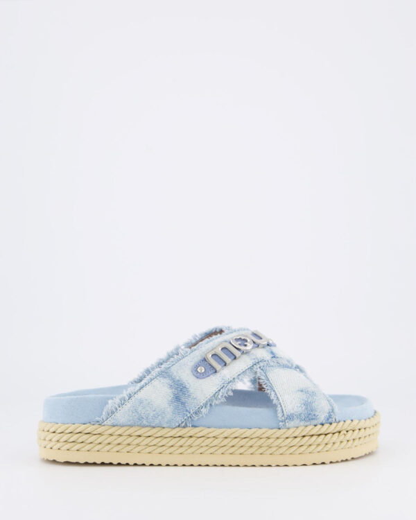 Women’s Criss-Cross Rope Sandal Denim