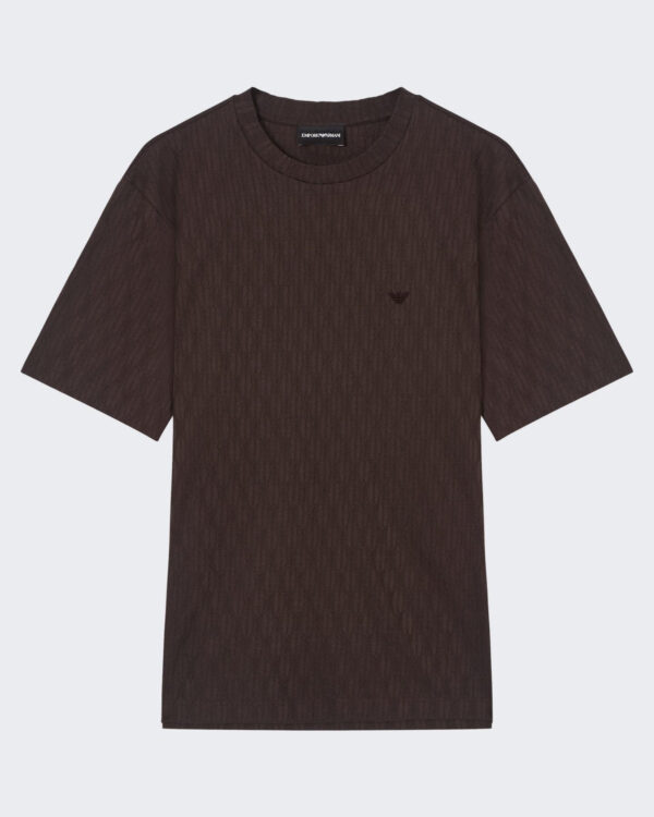 Men’s Jacquard Jersey Shirt Brown