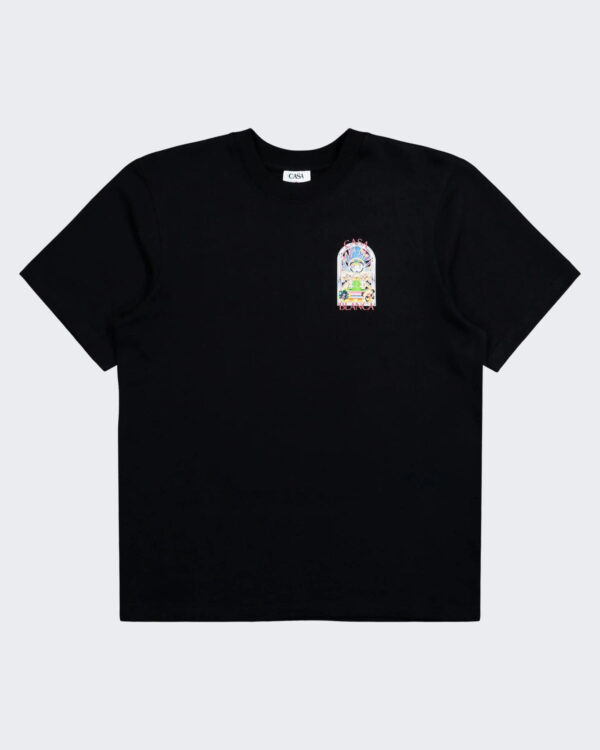 Casablanca Men’s Tennis Landscape T-Shirt Black