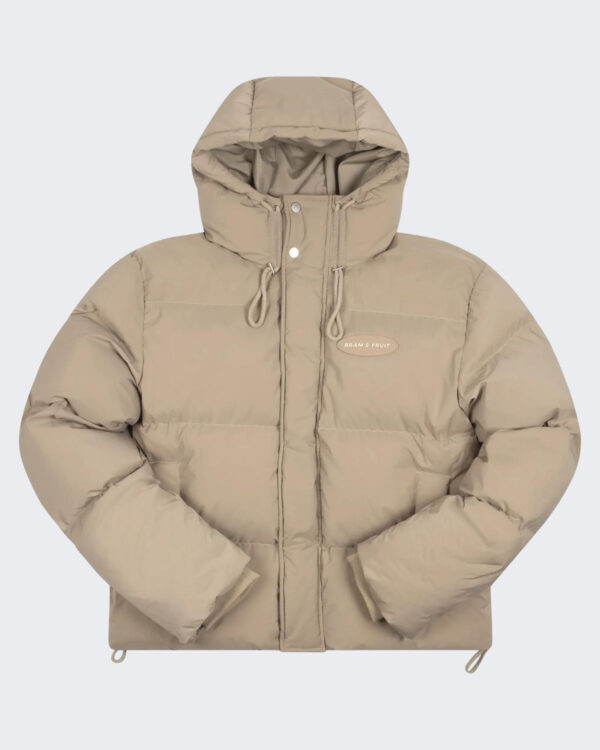 Men’s Hooded Puffer Jacket Beige