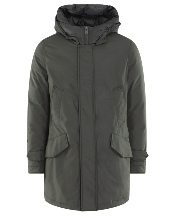 Men’s Polar High Collar Parka Gray