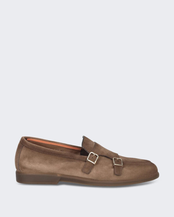 Santoni Men’s Double-Buckle Loafer