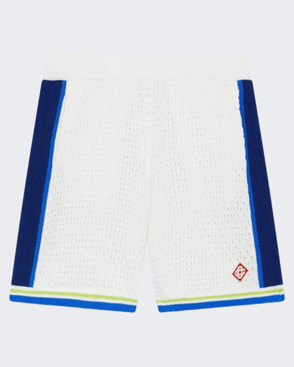 Casablanca Men’s Crochet Short White Pants