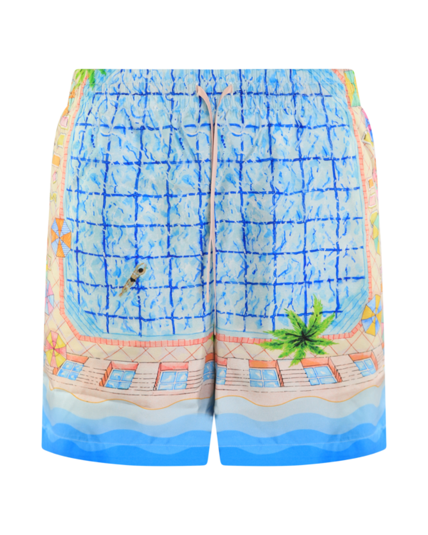 Men’s Silk Shorts With Drawstrings