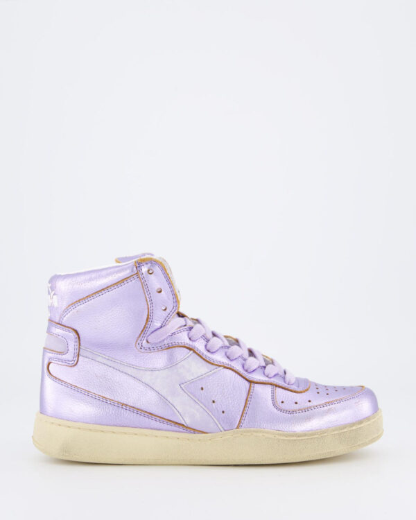 Women’s Mi Basket Metal Sneaker Purple