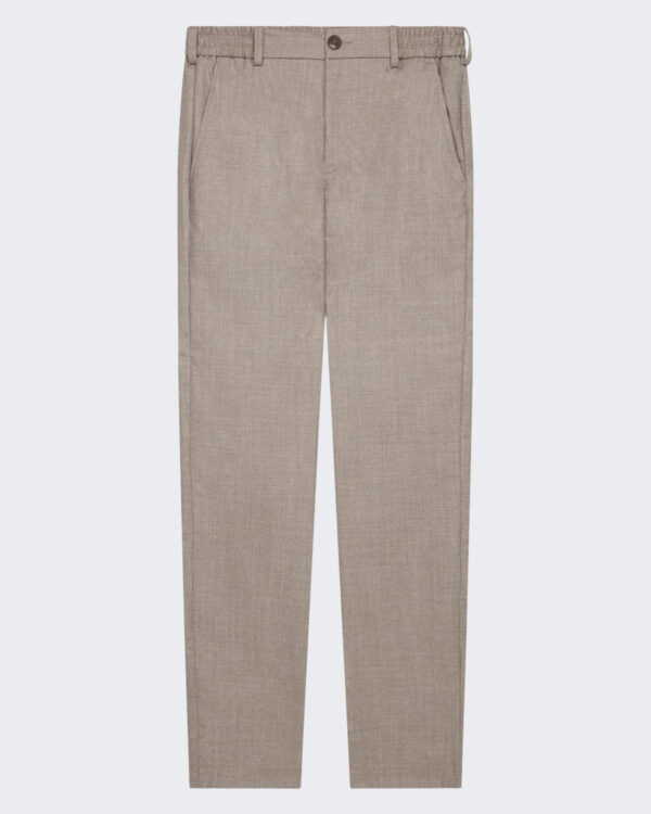 Men’s Flannel Stretch Tapered Beige