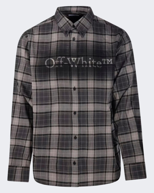 Men’s Spray Book Check Shirt Gray