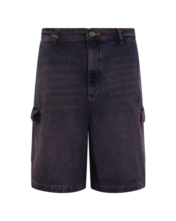 Men’s Cargo Shorts Jeans Purple
