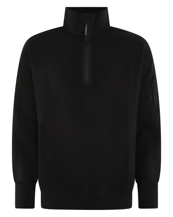 Men’s Half-Zip Lens Sweater Black