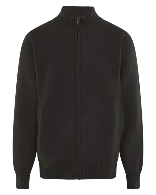 Men’s Knitted Zip Up Cardigan