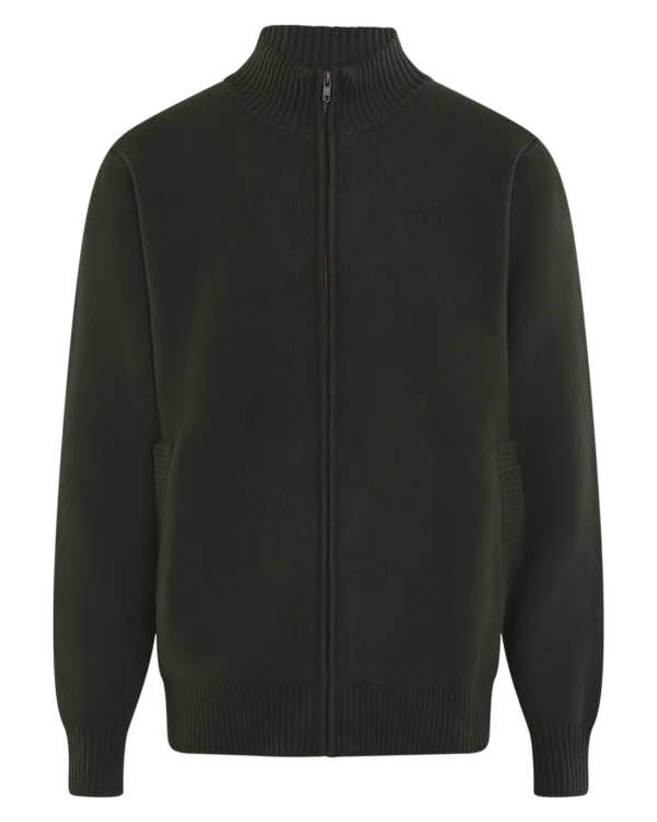Men’s Knitted Zip Up Cardigan