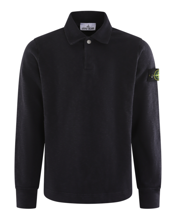 Men’s Long Sleeve Polo Blue