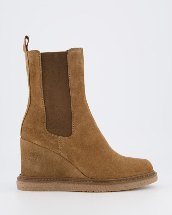Women’s Suede Wedge Chelsea Booty