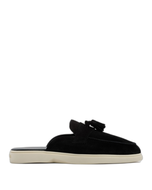 Amalfi Mule Tassle Black