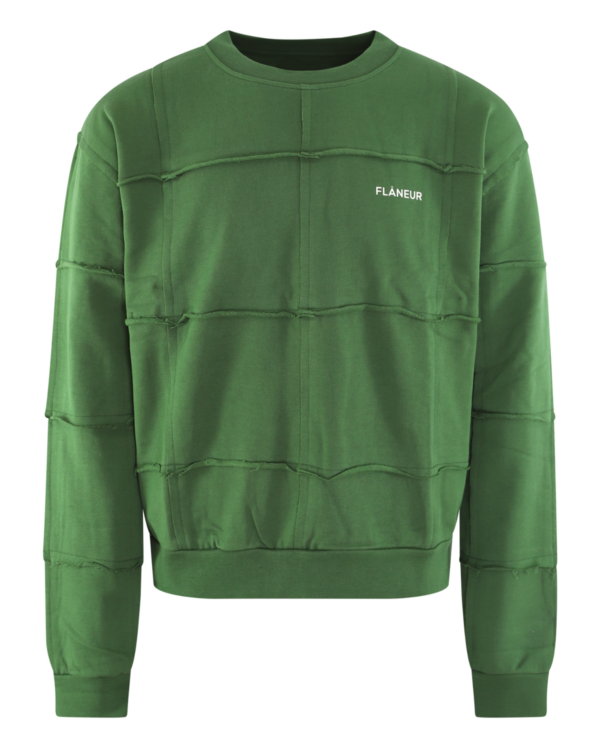 Men’s Cut & Sew Sweater Green