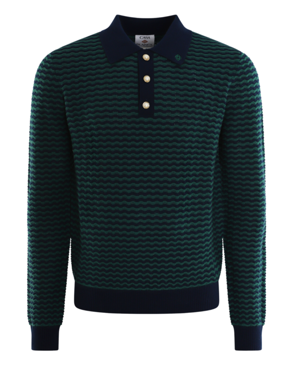 Men’s Mini Wave Polo Green