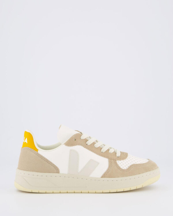 Women’s V-10 sneaker beige/white/yellow