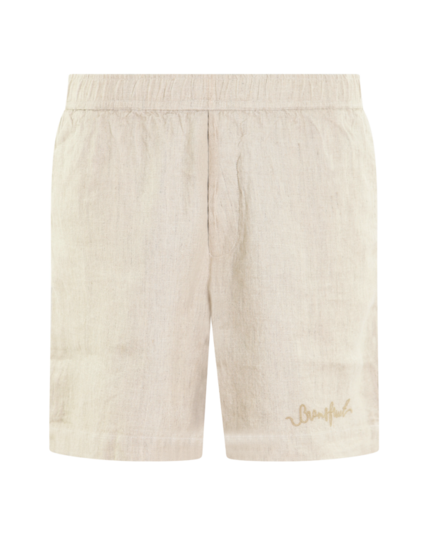 Men’s Garden Hose Linen Short Beige