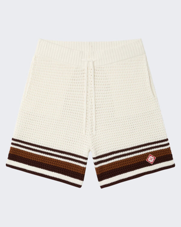Men’s Crochet Shorts White