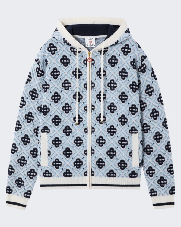 Men’s Monogram Zip Up Hoodie Cc Monogram