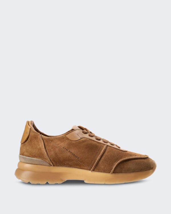 Women’s Schoen van leren mix in bruin