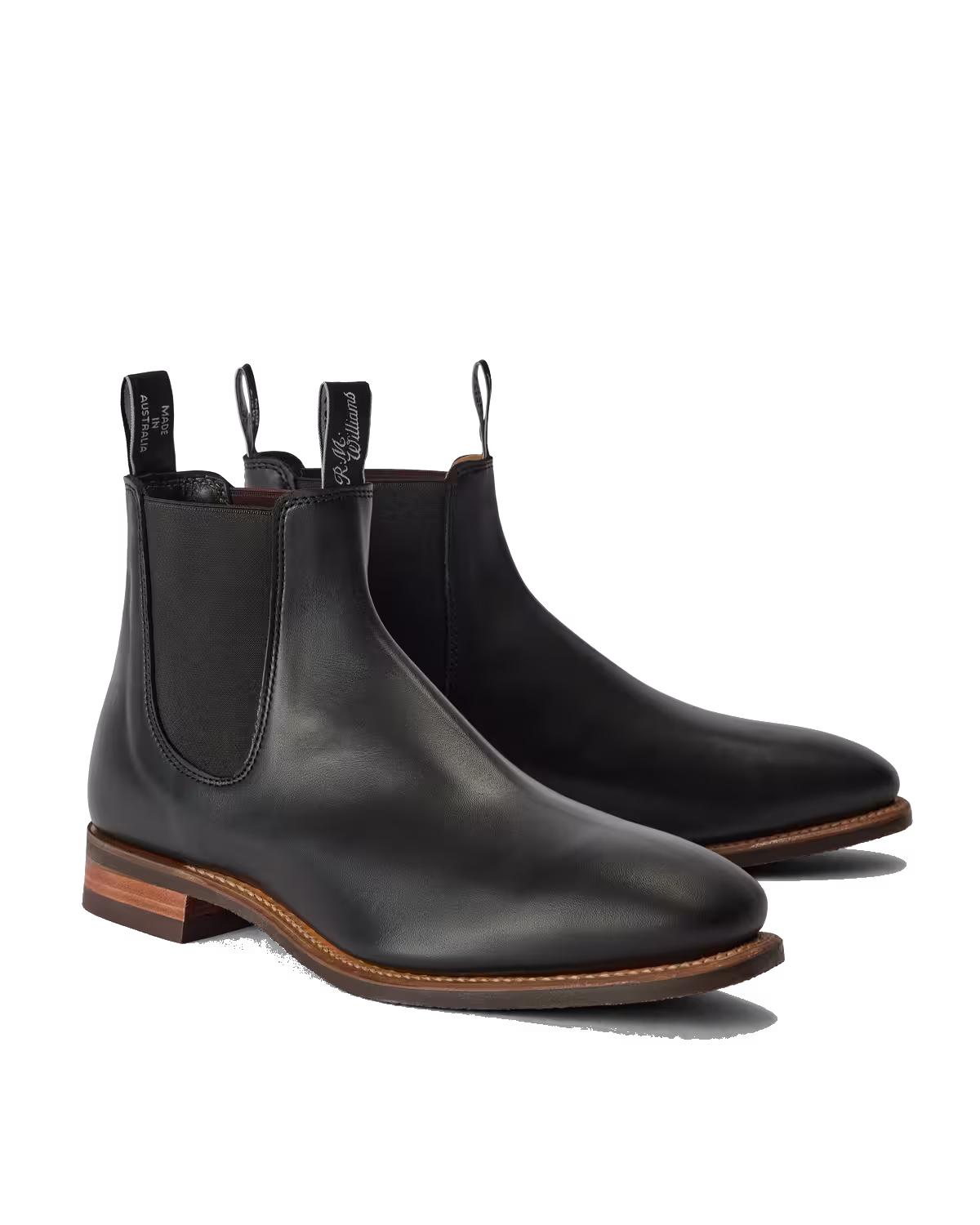 Craftsman Boot — Black Yearling Smooth Leather
