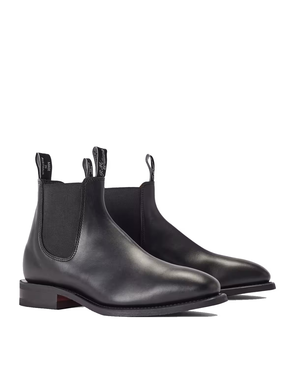 Craftsman Boot — Black Yearling Leather