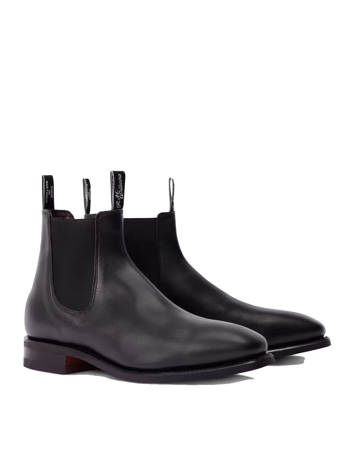 Craftsman Boot — Black Yearling Leather