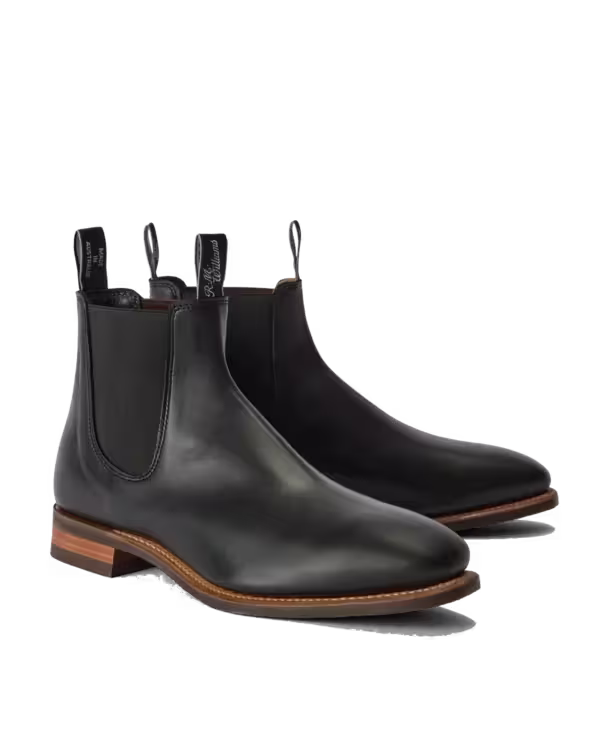 Craftsman Boot — Black Yearling Smooth Leather