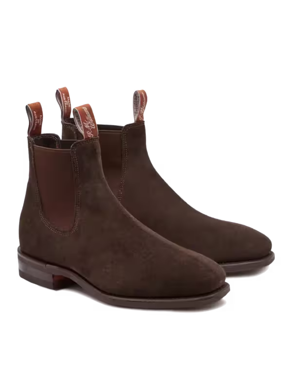 Craftsman Boot — Chocolate Suede Leather