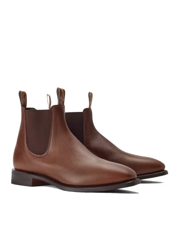 Craftsman Boot — Maple Kangaroo Leather
