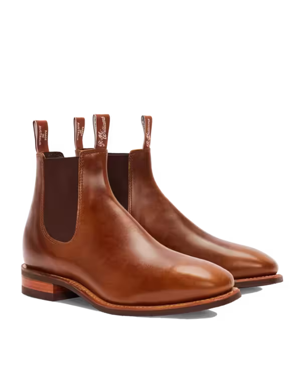 Craftsman Boot — Caramel Pull-Up Leather