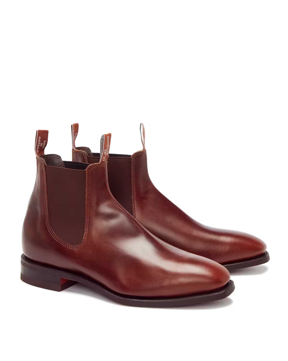 Craftsman Boot — Mid Brown Pull-Up Leather