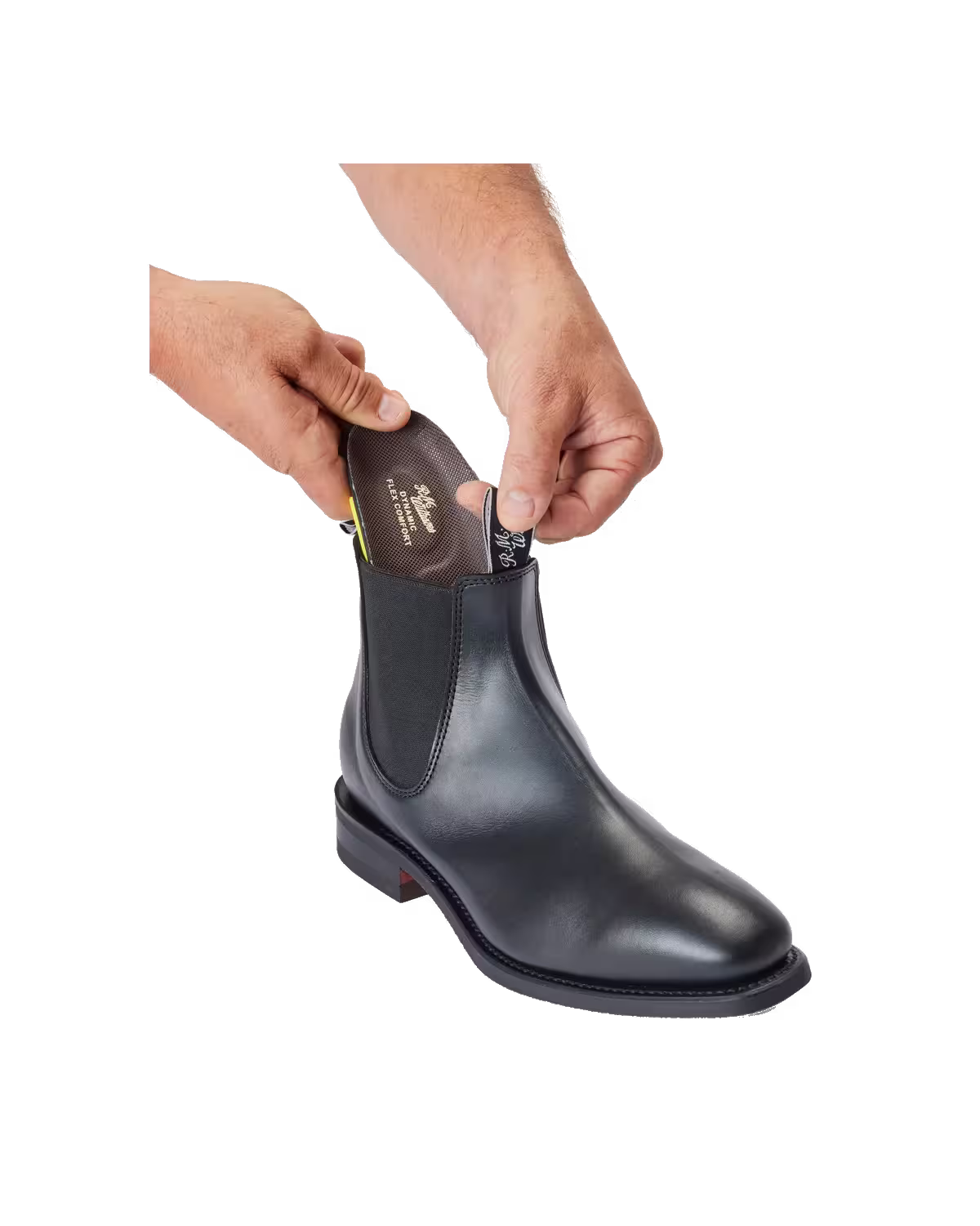Craftsman Boot — Black Yearling Leather