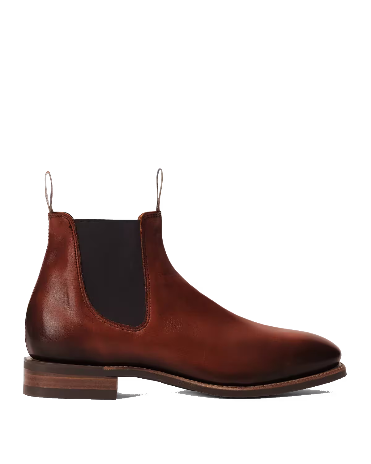 Craftsman Boot — Dark Tan Burnished Leather