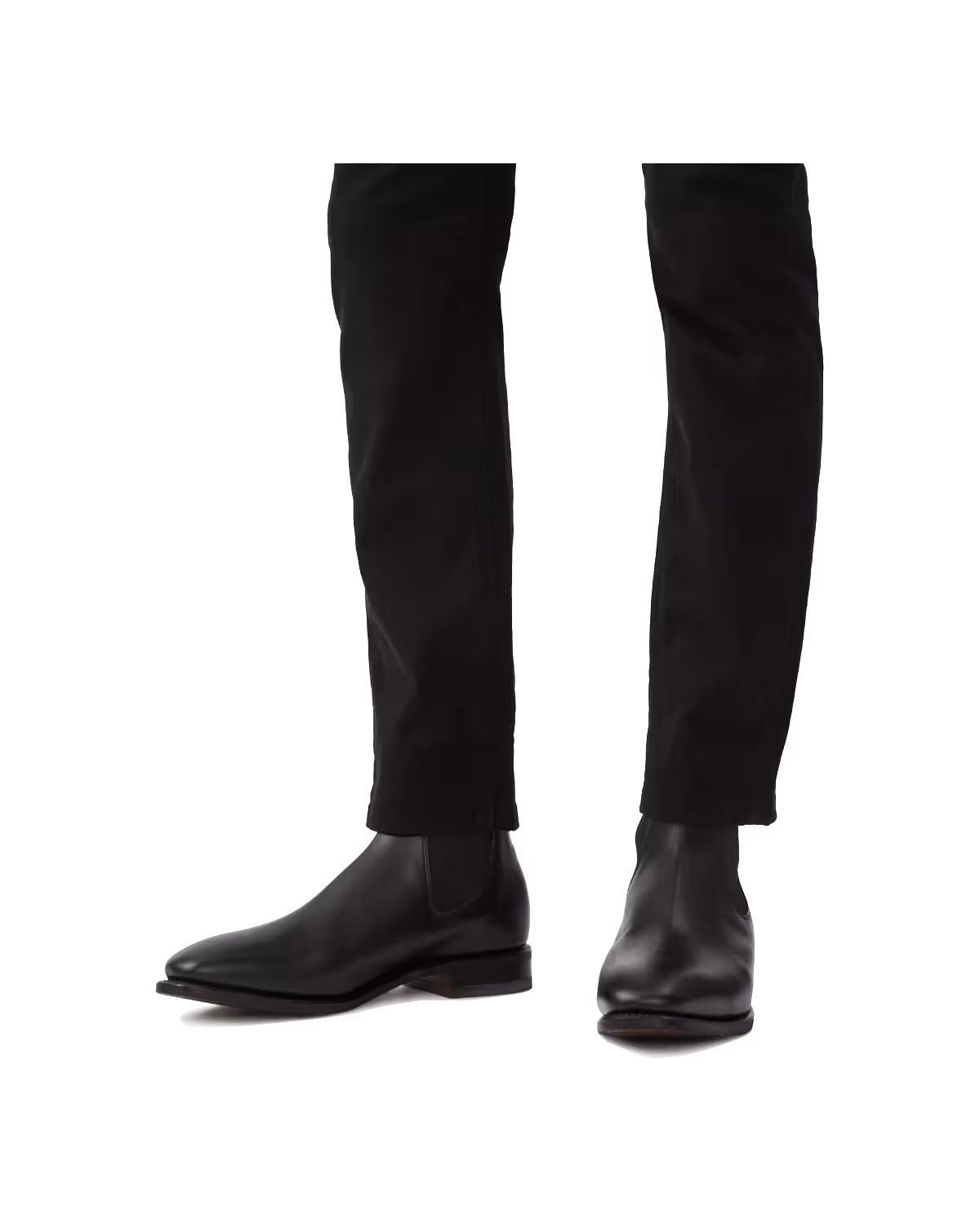 Craftsman Boot — Black Yearling Leather