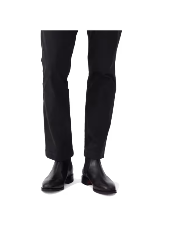 Craftsman Boot — Black Yearling Leather