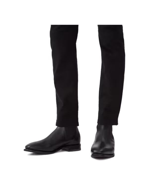 Craftsman Boot — Black Yearling Leather