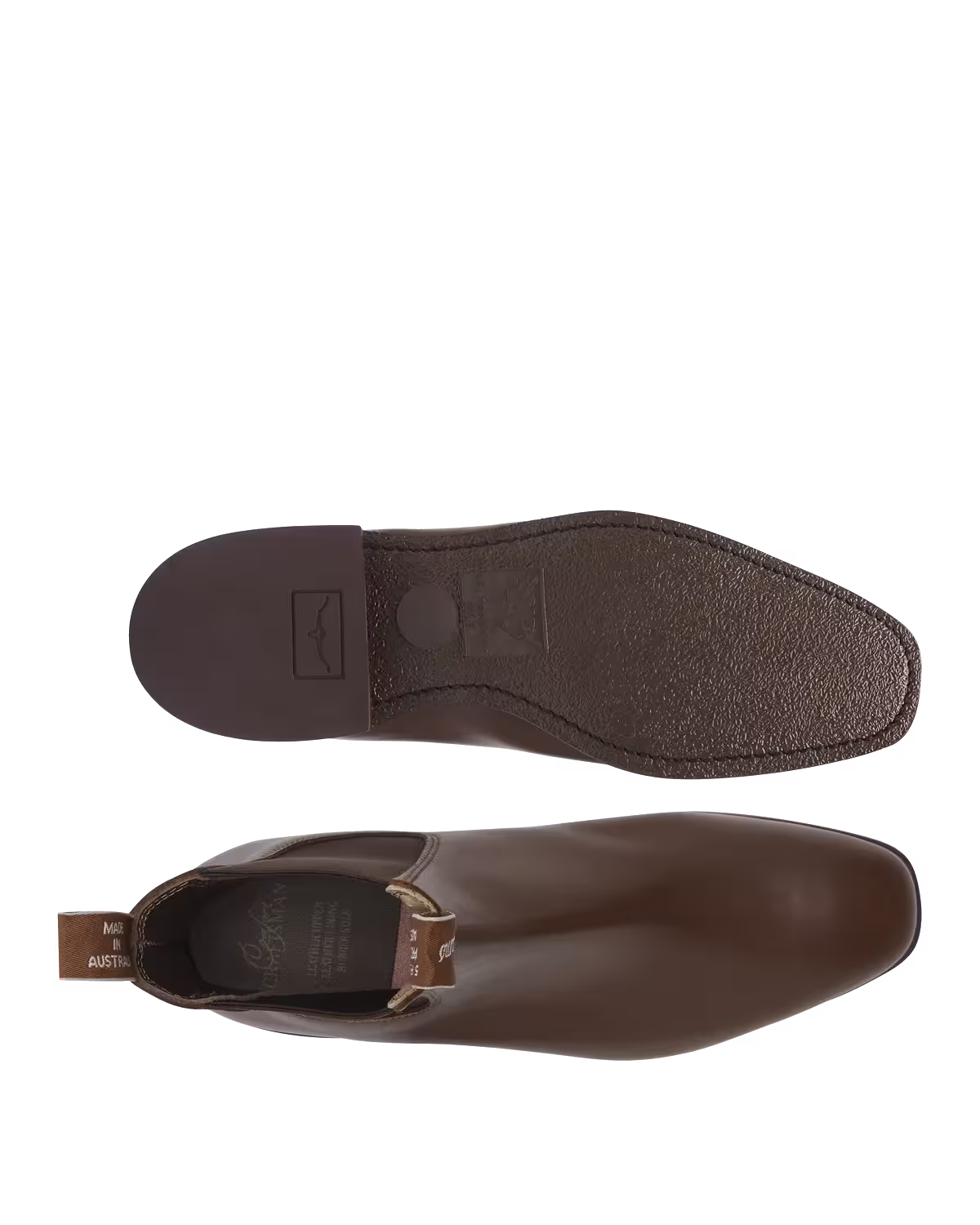 Craftsman Boot — Dark Tan Yearling Leather