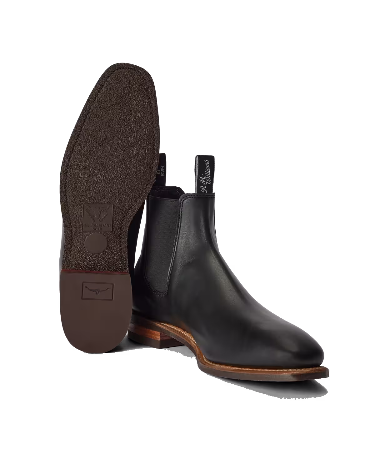 Craftsman Boot — Black Yearling Smooth Leather