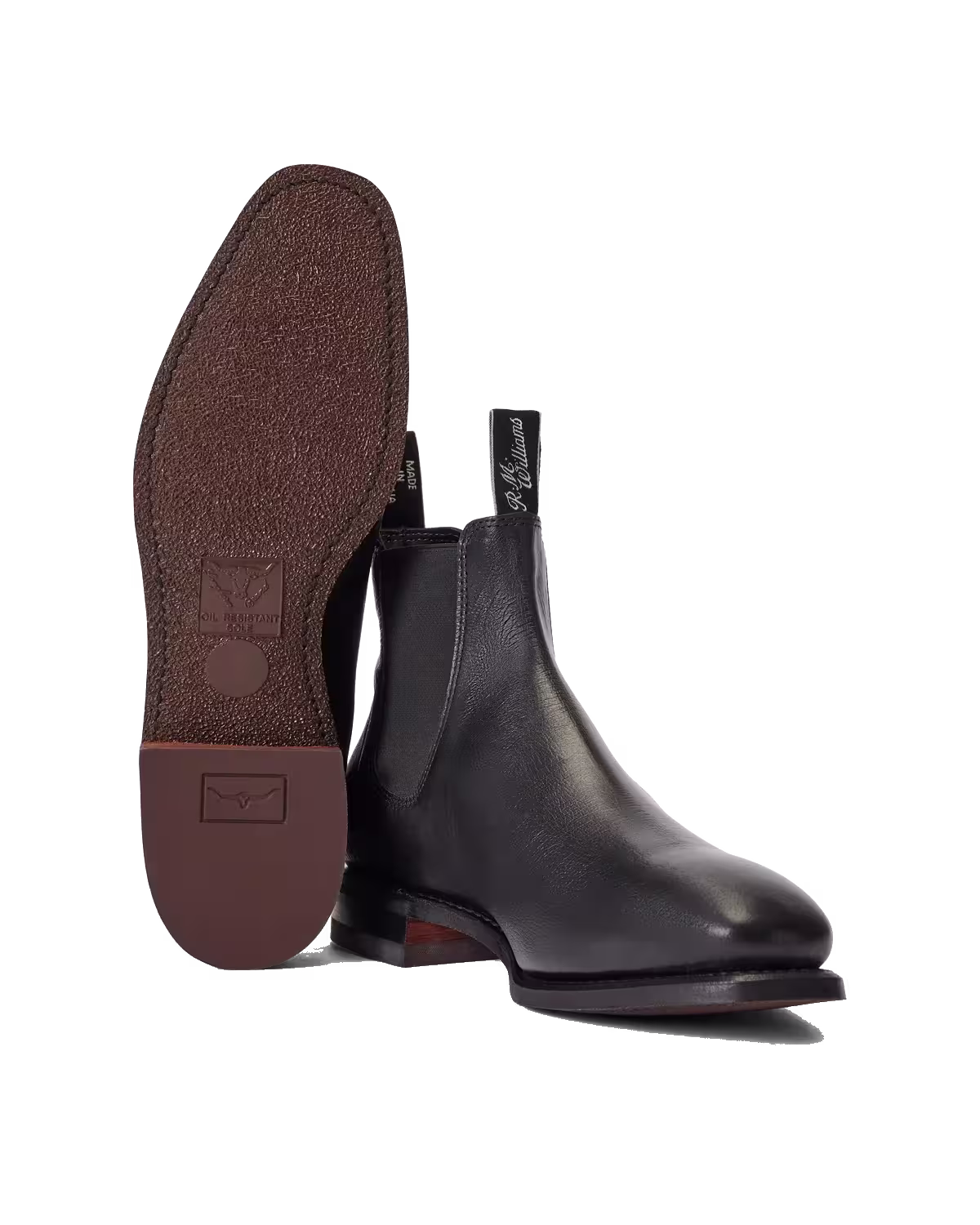 Craftsman Boot — Black Kangaroo Leather