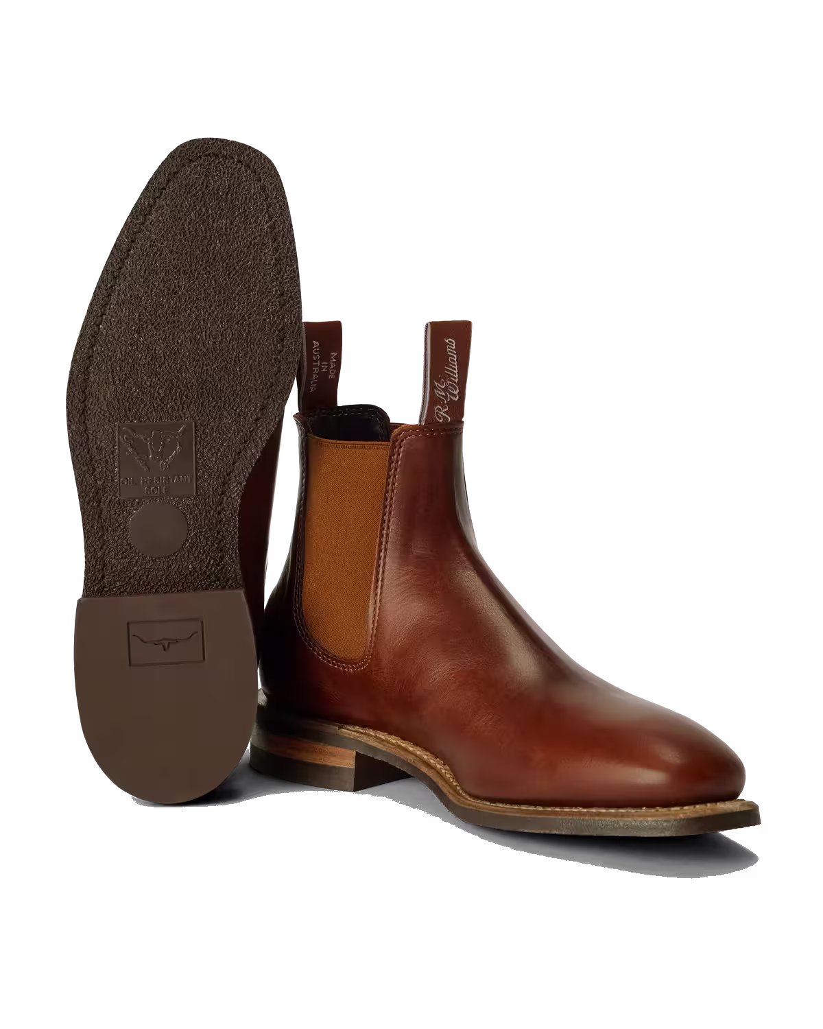 Craftsman Boot — Mid Brown Saddle Pull-Up Leather