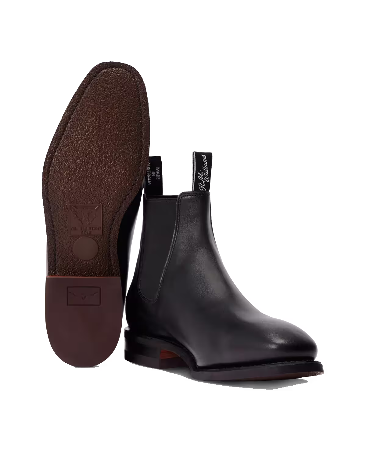 Craftsman Boot — Black Yearling Leather