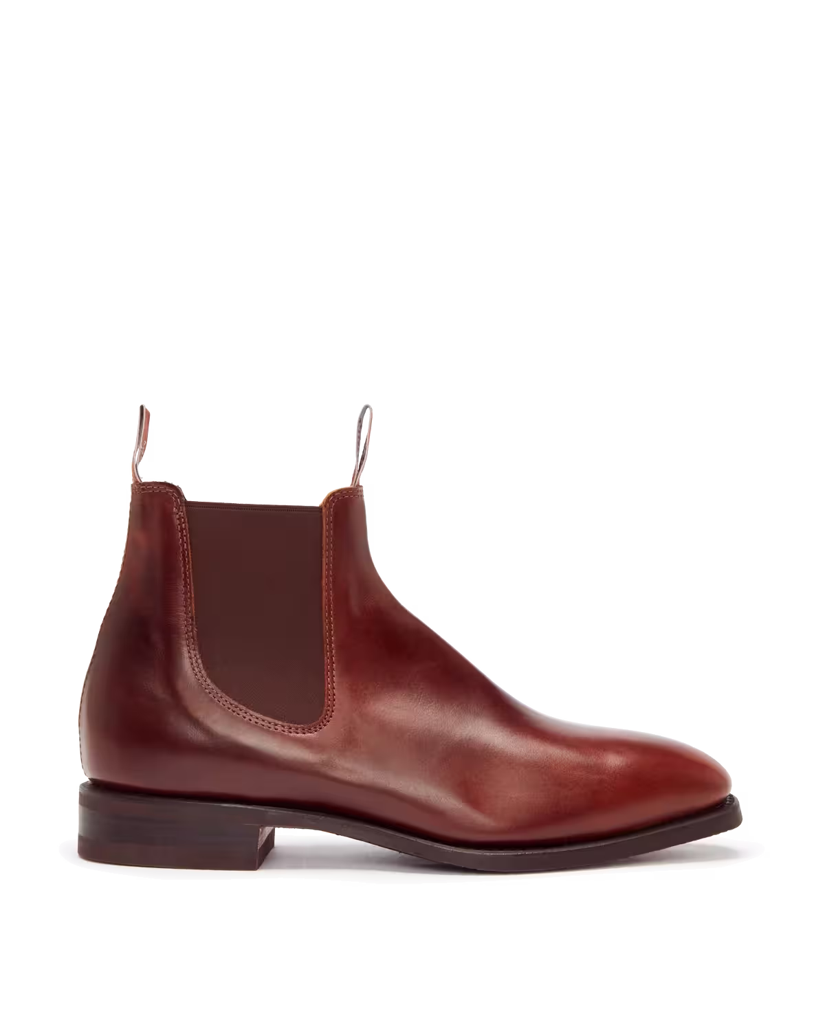 Craftsman Boot — Mid Brown Pull-Up Leather
