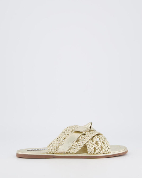 Women’s Braided Slipper Metallic/Gold