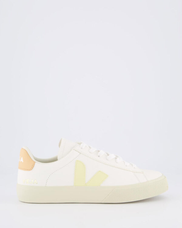 Women’s Campo Sneaker Leather White/Sunset