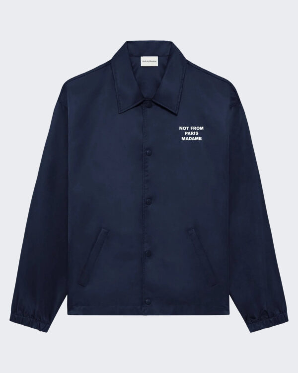 Drole De Monsieur Men’s Slogan Jacket Blue